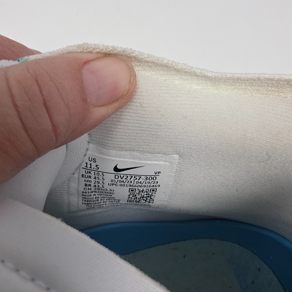 Nike Cosmic Unity 3 Basketball Shoes Mens 11.5 Pale Ivory Sea Glass DV2757-300 - Picture 3 of 9